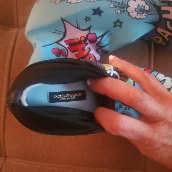 💯Rare Dolce & Gabbana Comic Book Booties - Picture 9 of 16